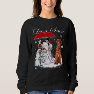 Sudadera Navidades irlandeses de la intemperie de Santa Dog