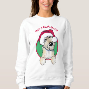 Sudadera Navidades irlandeses de Wolfhound de KiniArt