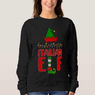 Sudadera Navidades italianos de iluminación de la familia E