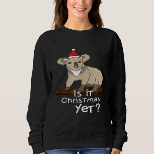 Sudadera Navidades Koala osos Sombrero Santa - Ropa Pajama