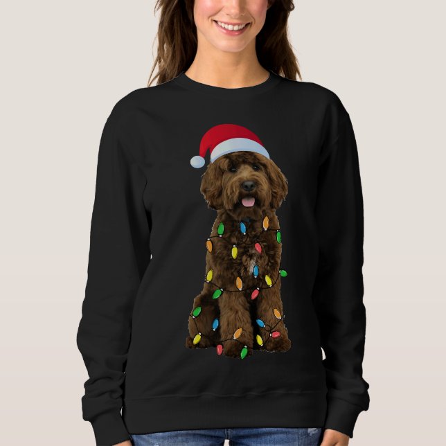 Sudadera Navidades Labradoodle (Anverso)