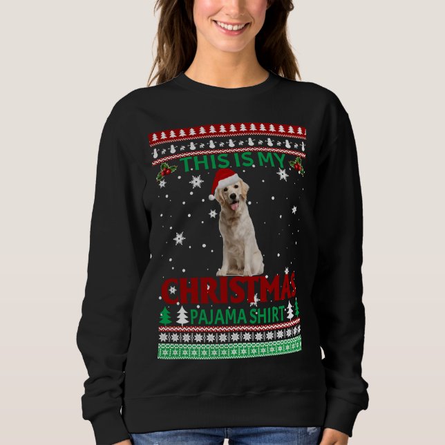 Sudadera Navidades Labrador Recuperever Este Es Mi Navidad (Anverso)