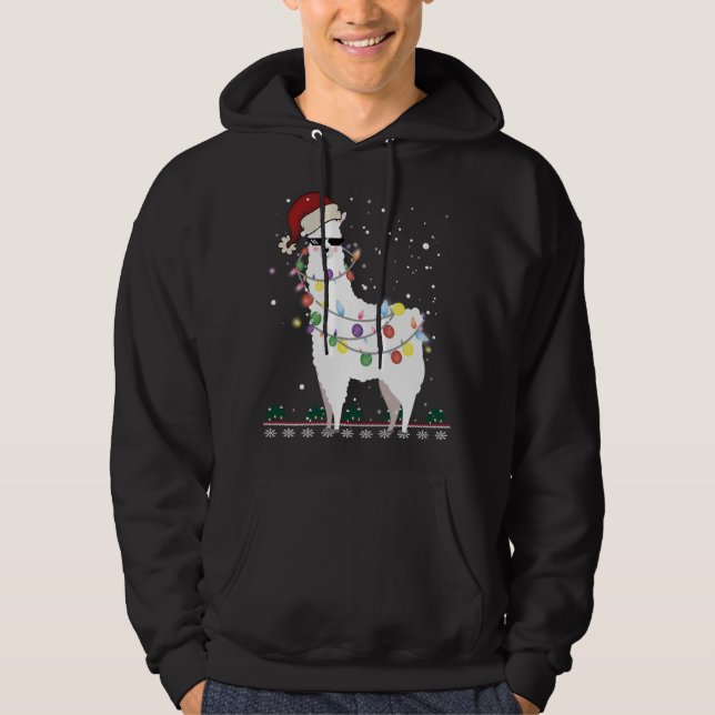 Sudadera Navidades llaman a Santa Hat navidad feas árbol al (Anverso)