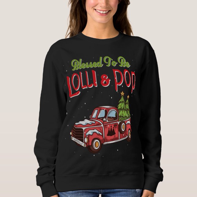 Sudadera Navidades Lolli Y Pop Abuelos Pajama (Anverso)