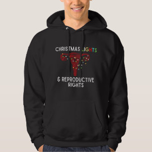 Sudadera Navidades Luces y Derechos Reproductivos. Pro Choi