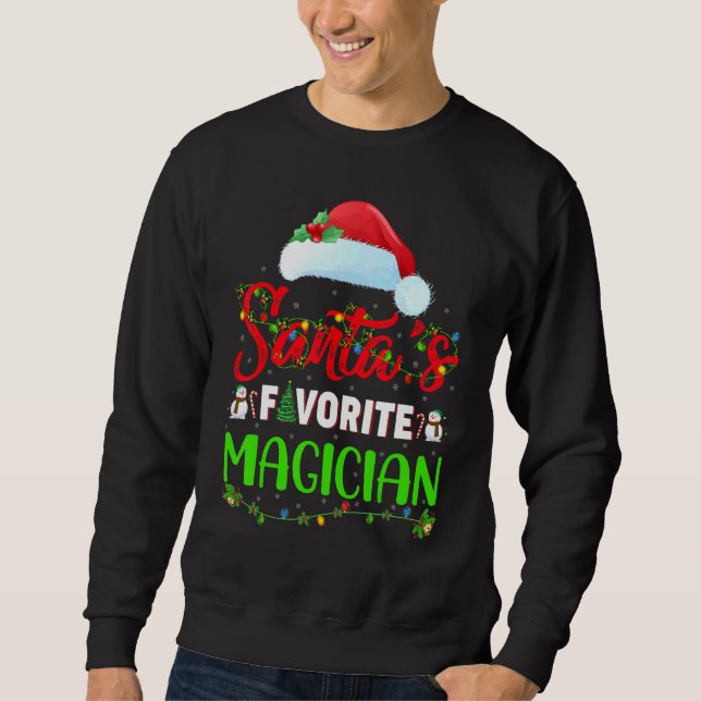 Sudadera Navidades mago favoritos de Navidad (Anverso)