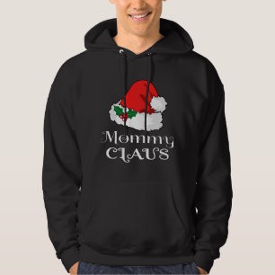 Sudadera Navidades Mamá Claus coincide con Pajama Santa Hat