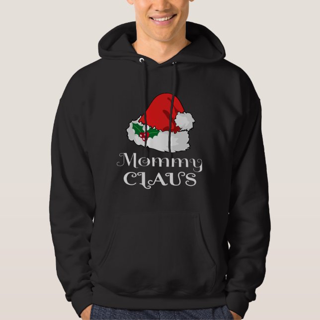 Sudadera Navidades Mamá Claus coincide con Pajama Santa Hat (Anverso)