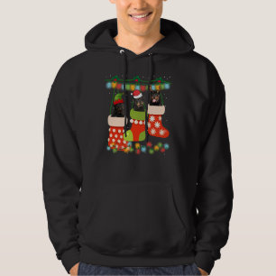 Sudadera Navidades más cortos Rottweiler Sock Xmas Reindeer
