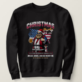 Sudadera Navidades masculinos Santa Sweatshirt | Holiday Fu