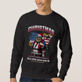 Sudadera Navidades masculinos Santa Sweatshirt | Holiday Fu