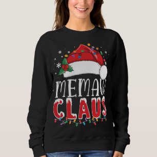 Sudadera Navidades Memaw Claus Funny Pareja Familia Pajama