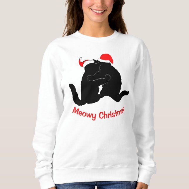 Sudadera Navidades Meowy (Anverso)