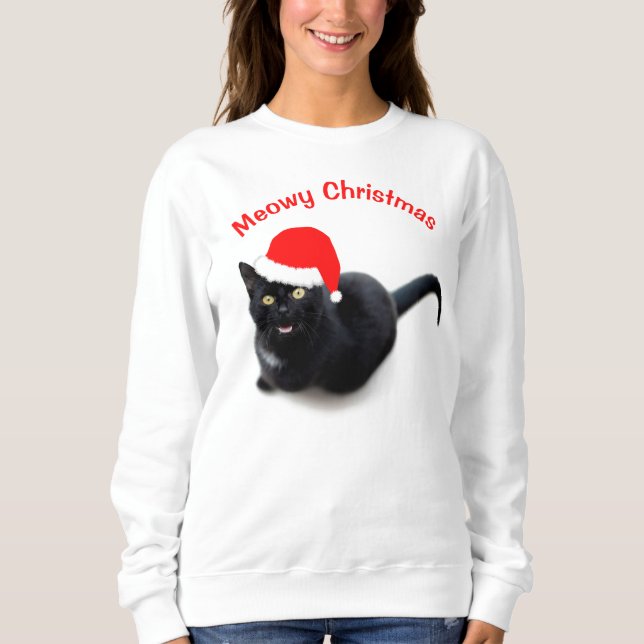 Sudadera Navidades Meowy (Anverso)