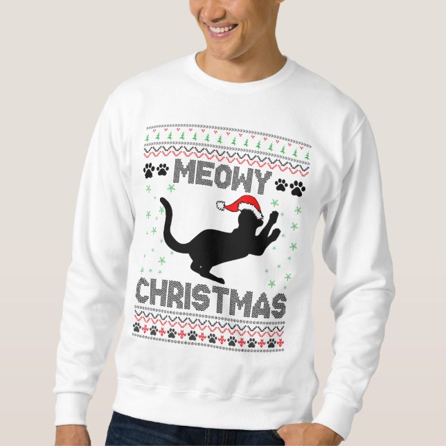 Sudadera Navidades Meowy (Anverso)