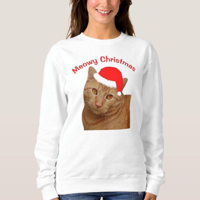Sudadera Navidades Meowy (Anverso)