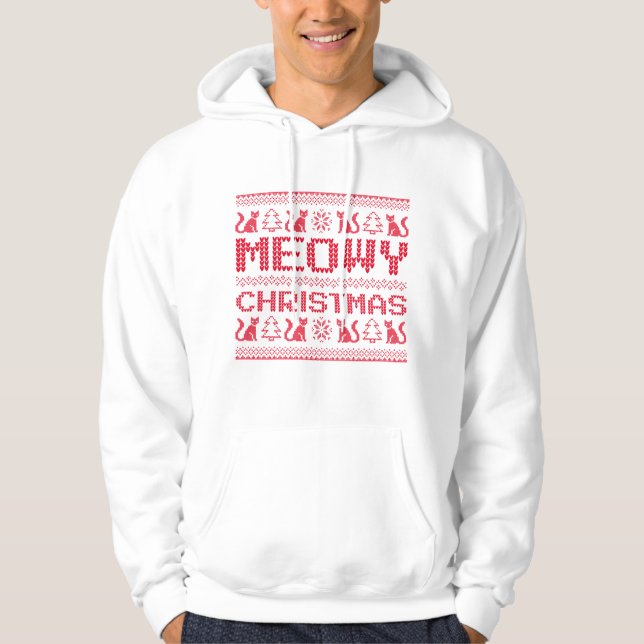 Sudadera Navidades Meowy (Anverso)