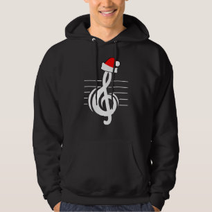 Sudadera Navidades musicales del Treble Clef Santa Claus