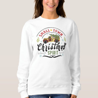 Sudadera Navidades nostálgicos de pueblo pequeño sudadero