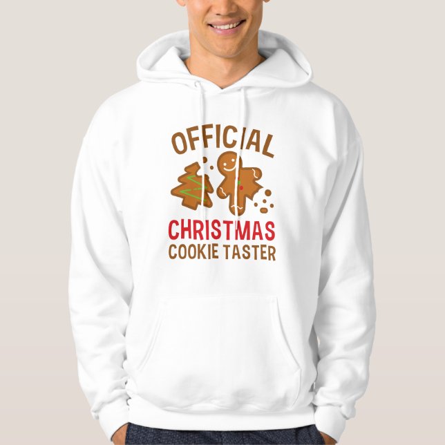 Sudadera Navidades oficiales Cookie Taster (Anverso)