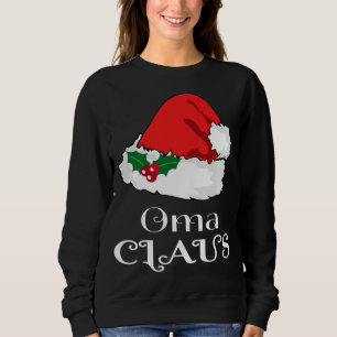 Sudadera Navidades Oma Claus coincidiendo con Pajama Santa