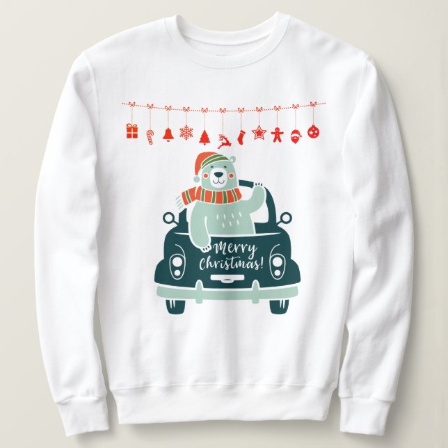 Sudadera Navidades Oso (Anverso del diseño)