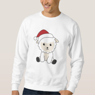 Sudadera Navidades ovinos Niegan ovejas animales de inviern