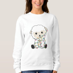 Sudadera Navidades ovinos Niegan ovejas animales de inviern