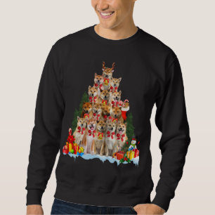 Sudadera Navidades Pajama Shiba Inu Navidad Árboles Regalos