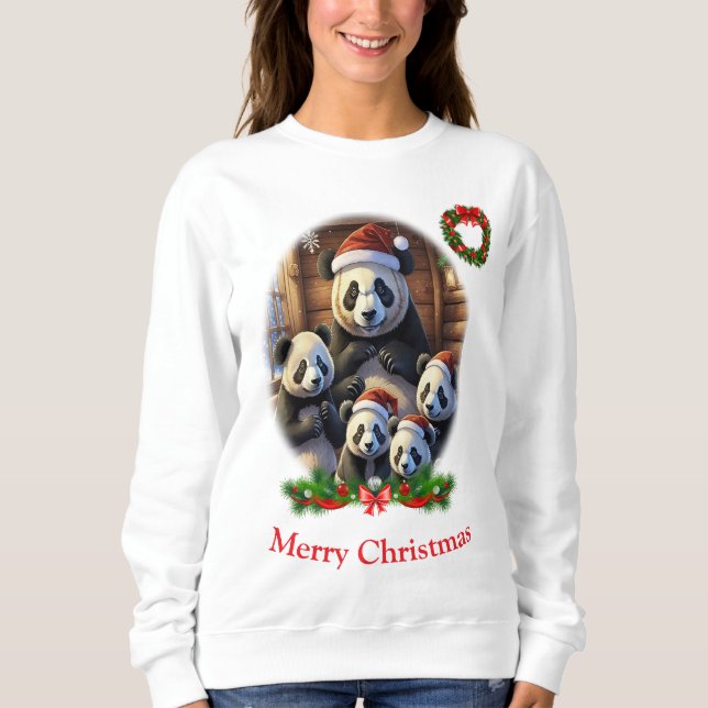 Sudadera Navidades Panda Bear (Anverso)