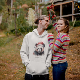 Sudadera Navidades Panda, personalizable