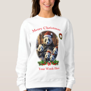 Sudadera Navidades Pandas