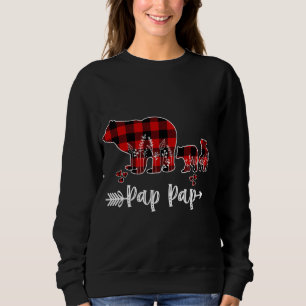 Sudadera Navidades Pap Pap Pajama Red Plaid Buffala Fa