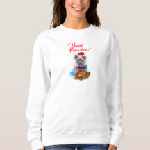Navidades personalizables Cute Yorkie Dog Yappy