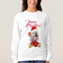 Navidades personalizables de Weimaraner Dog Yappy