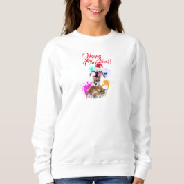 Sudadera Navidades personalizados de perros de Dalmacia Cut