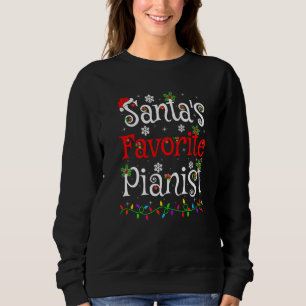 Sudadera Navidades pianistas favoritos de Santa Lucía