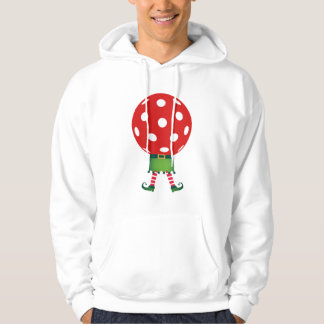 Sudadera Navidades Pickleball Sweatshirt Pickleball Elf Red