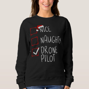 Sudadera Navidades pilotos de drones de Niza lista Santa Cl