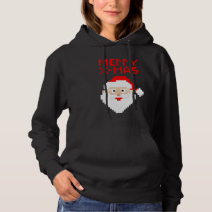 Sudadera Navidades Pixel Santa Claus de 8 bits