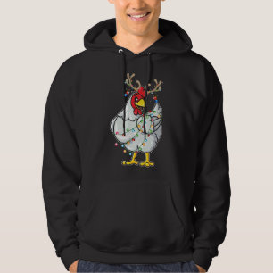 Sudadera Navidades Pollos Antlers De Renos Encenden Pajama 