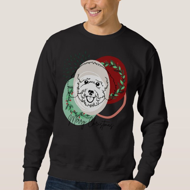 Sudadera Navidades Poodle (Anverso)