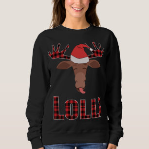 Sudadera Navidades pop de Lolli que coinciden con el grupo