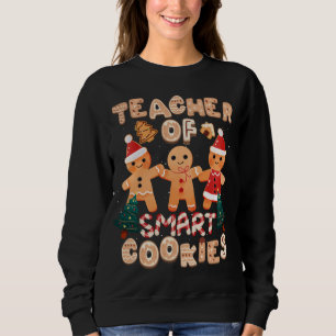 Sudadera Navidades Profesor Cute Gingerbread Cookies Funny