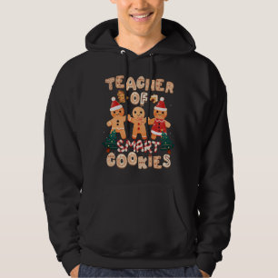 Sudadera Navidades Profesor Cute Gingerbread Cookies Funny 