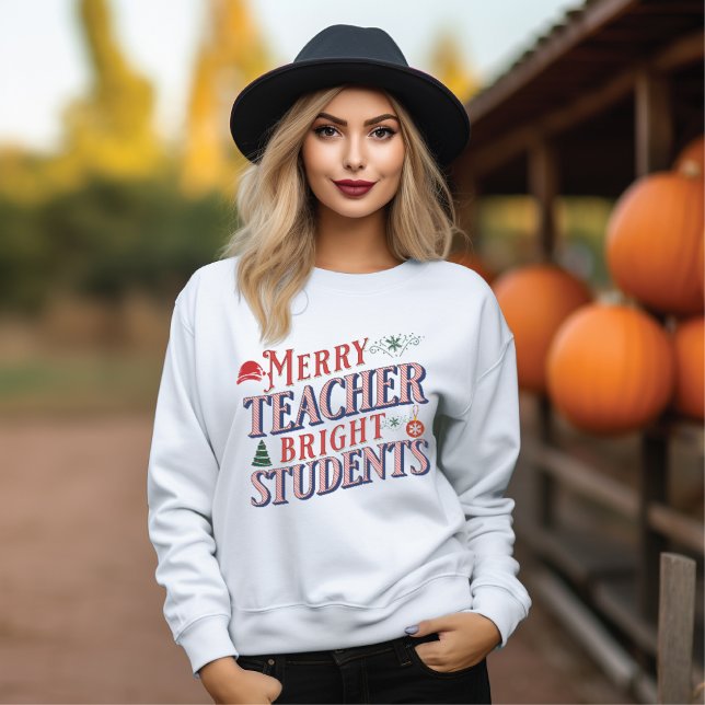 Sudadera Navidades-profesor-merry y Bright-Funny (Subido por el creador)