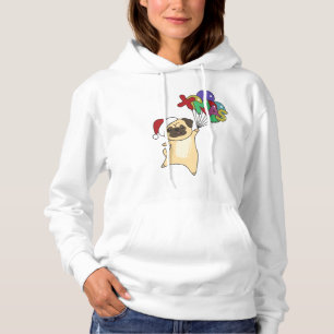 Sudadera Navidades Pug Nieve a Perros de Invierno
