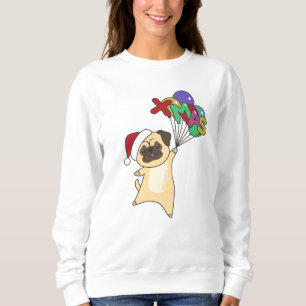 Sudadera Navidades Pug Nieve a Perros de Invierno