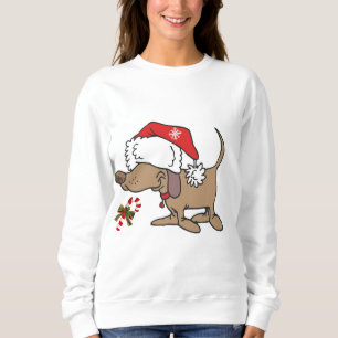 SUDADERA "NAVIDADES PUPPY" CAMISETA SUAVE DE MUJERES