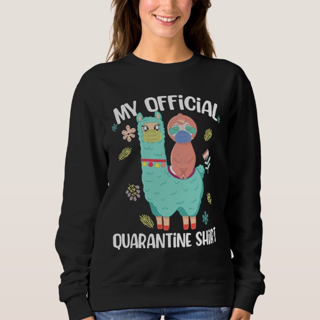 Sudadera Navidades Quarantine Pajama Sloth (Anverso)